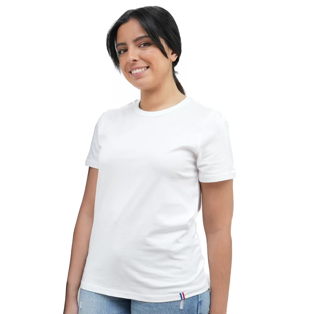 t shirt personnalisable blanc
