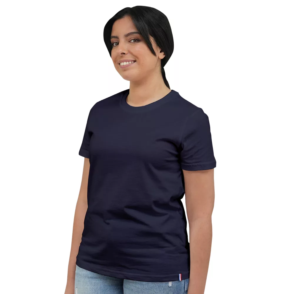 Lire la suite à propos de l’article MAURICETTE_T-shirt col rond femme bord côte