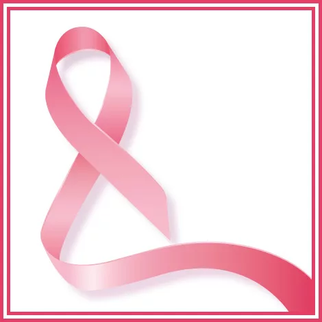 Logo d'octobre rose, pour rediriger les utilisateurs vers la section de vêtements personnalisés afin de soutenir Octobre Rose.